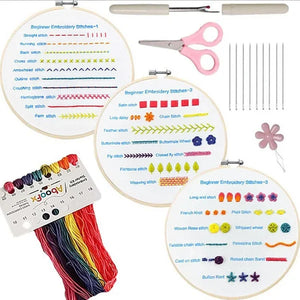 STICKEREI STARTER KIT™ - KOMPLETTES DIY-STICKEREISET FÜR ANFÄNGER