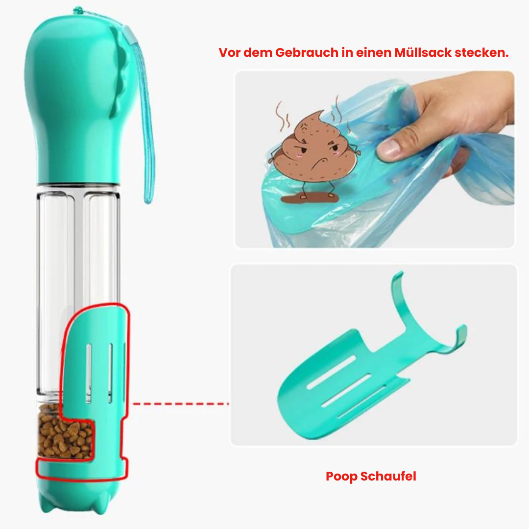 QUENCH™ - ALL-IN-ONE HAUSTIER-REISEWASSERFLASCHE