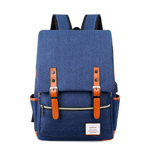 OXFORD LAPTOP-RUCKSACK™ - VINTAGE SOLID LAPTOP-RUCKSACK
